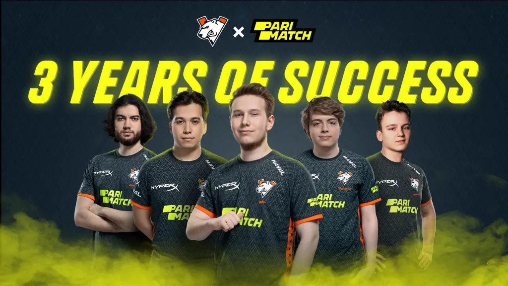 Team Spirit extends partnership with Parimatch