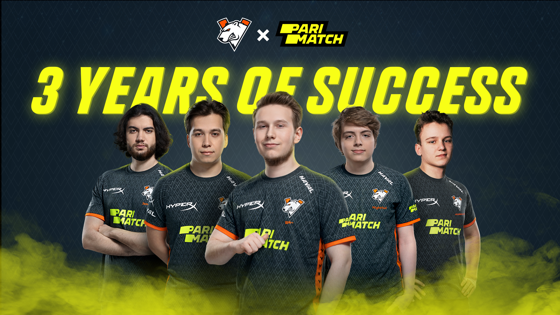 Team Spirit extends partnership with Parimatch