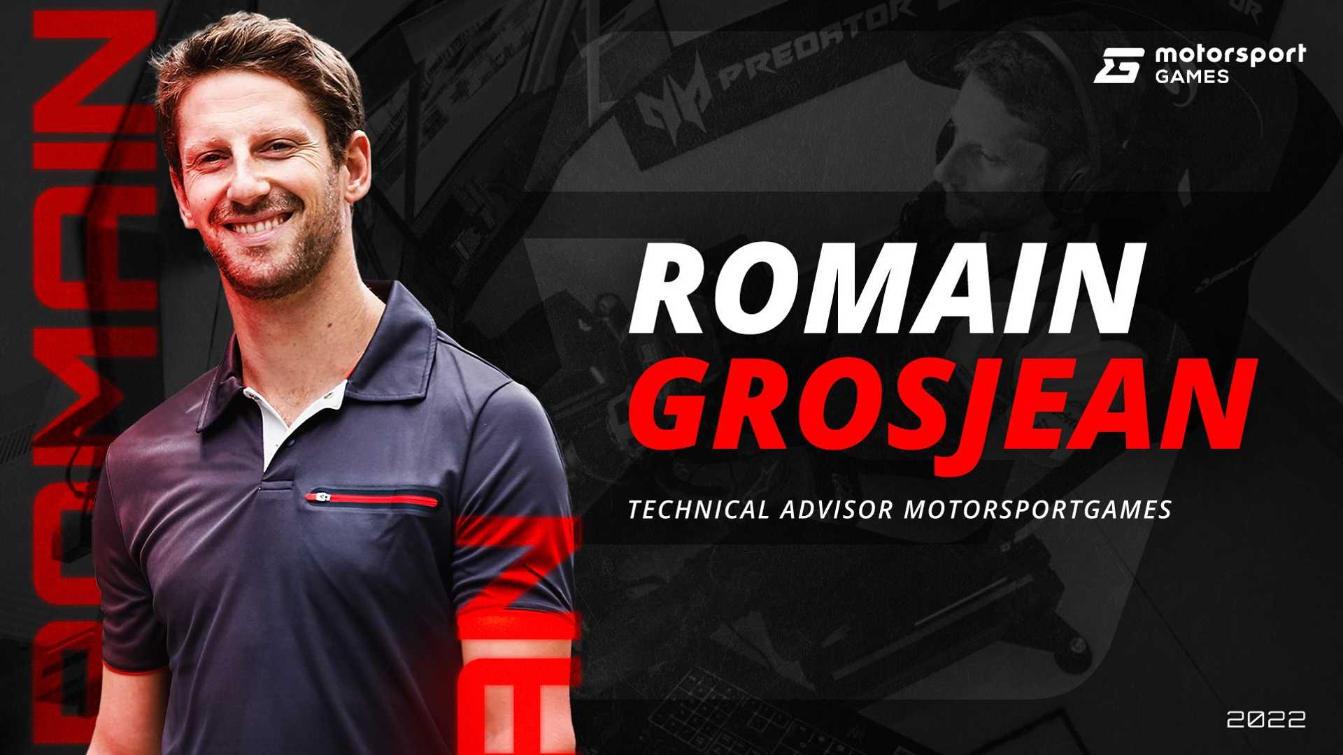Ex-Formula 1 star Grosjean becomes consultant at Motorsport Games