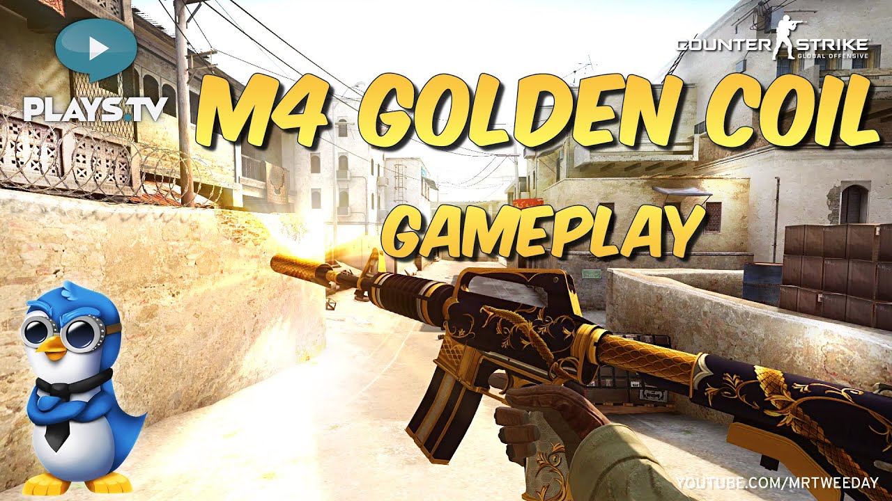 CS:GO - M4A1-S  Golden Coil (New Covert) Gameplay