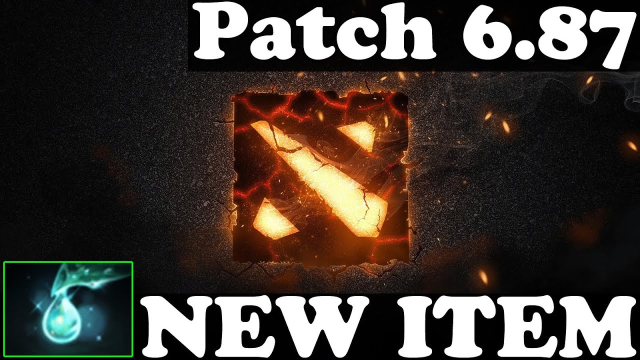 Dota 2 - Patch 6.87 : NEW ITEM - Infused Raindrops