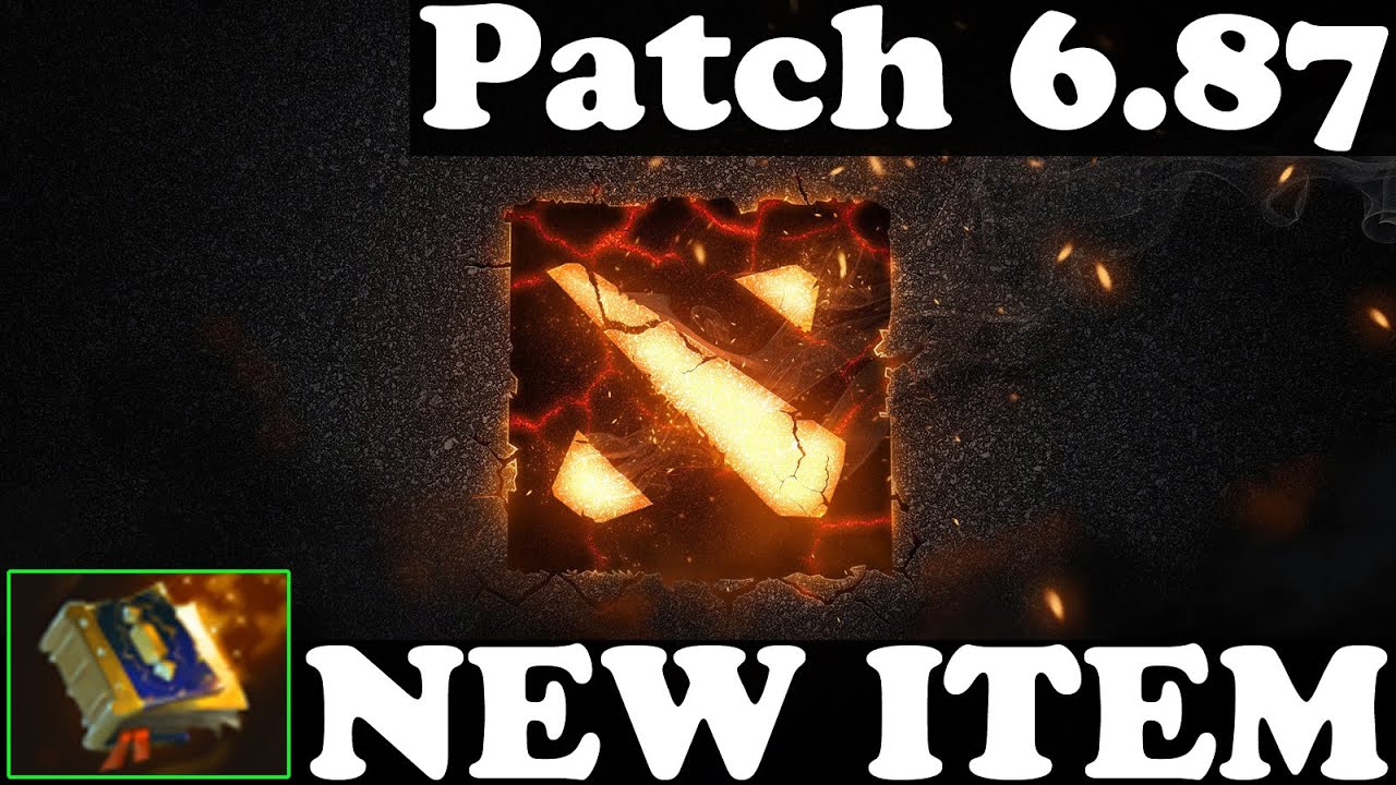 Dota 2 - Patch 6.87 : NEW ITEM - Tome of Knowledge