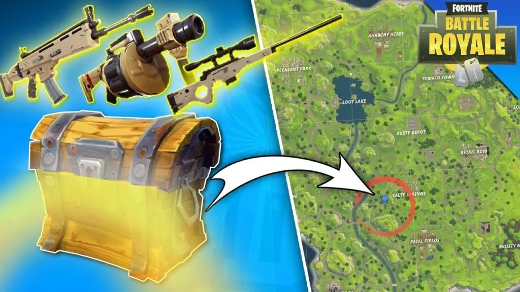 Fortnite - BEST SPAWN FOR EPIC & LEGENDARY LOOT! Solo, Duo Or Teams!