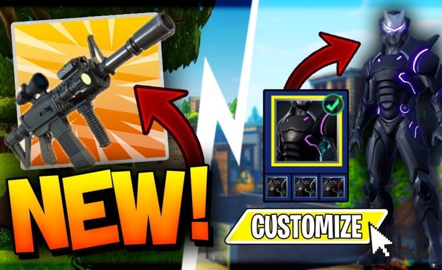 Fortnite: NEW THERMAL SCOPED RIFLE + CUSTOMIZABLE SKINS Gameplay! | New Update