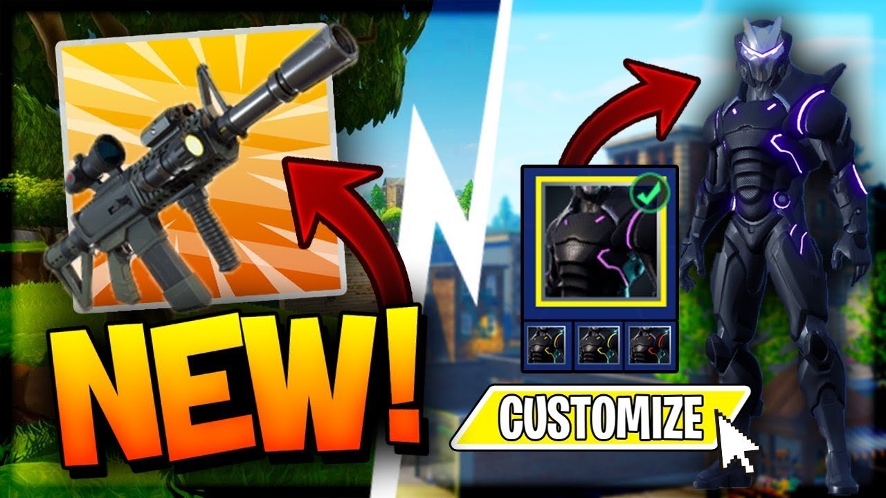 Fortnite: NEW THERMAL SCOPED RIFLE + CUSTOMIZABLE SKINS Gameplay! | New Update