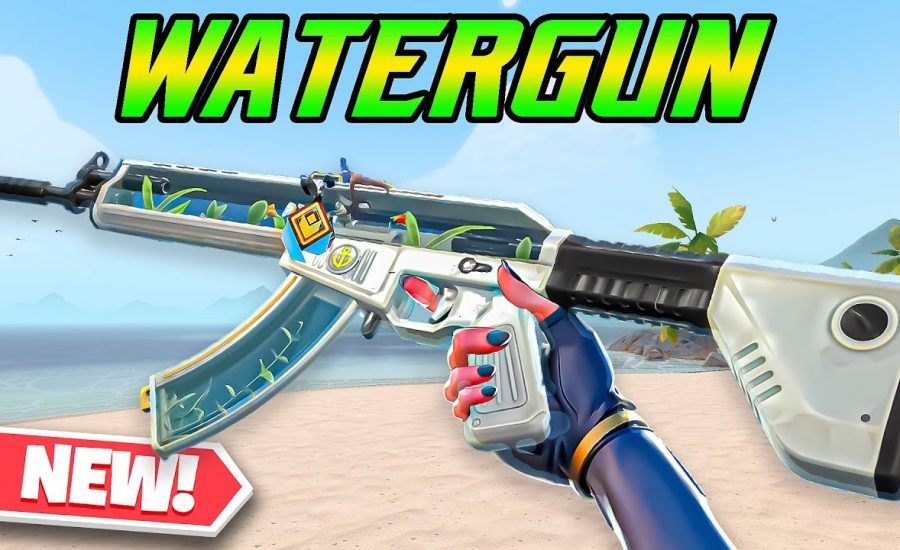 HYDRATING MY AiM w/ *NEW NEPTUNE Vandal* - Valorant