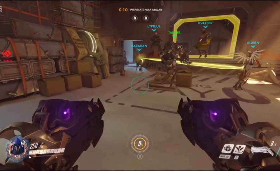 Overwatch Heros playing Jump Rope before game start!