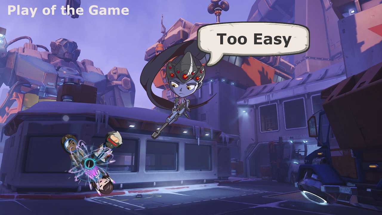 Overwatch Widowmaker Play of the Game - too easy no skill needed