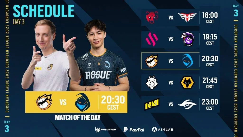 Rainbow 6 European League 2022 Stage 3 Clash of The Titans – MNM vs Team Rogue