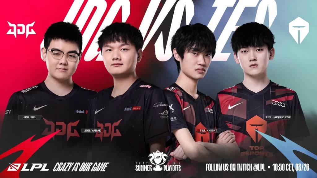 League of Legends Worlds 2022 - Team JDG Sweeps Team Rogue