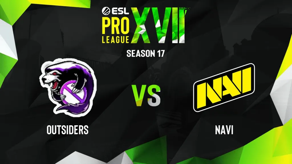 CSGO: NaVi eliminate Outsiders from ESL Pro League Season 17