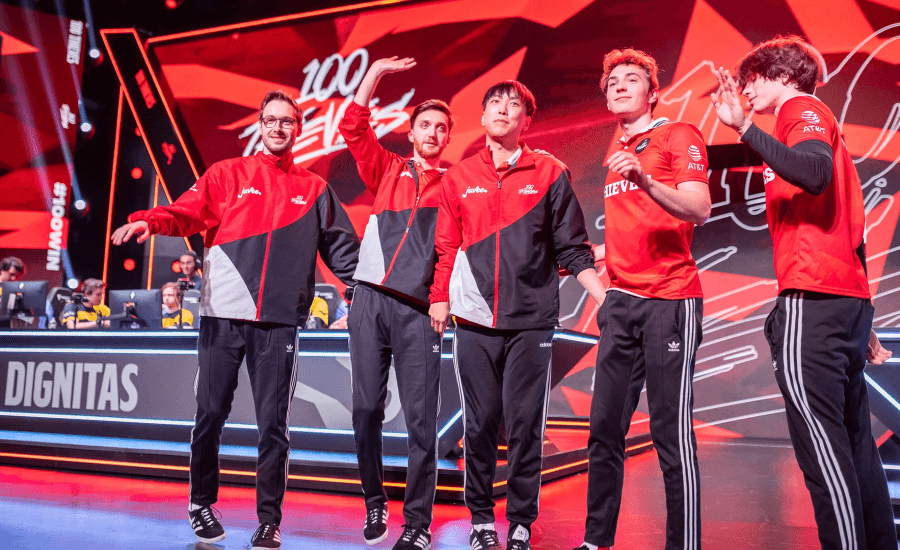 LoL: 100Thieves moving closer to 2023 LCS Spring Playoffs