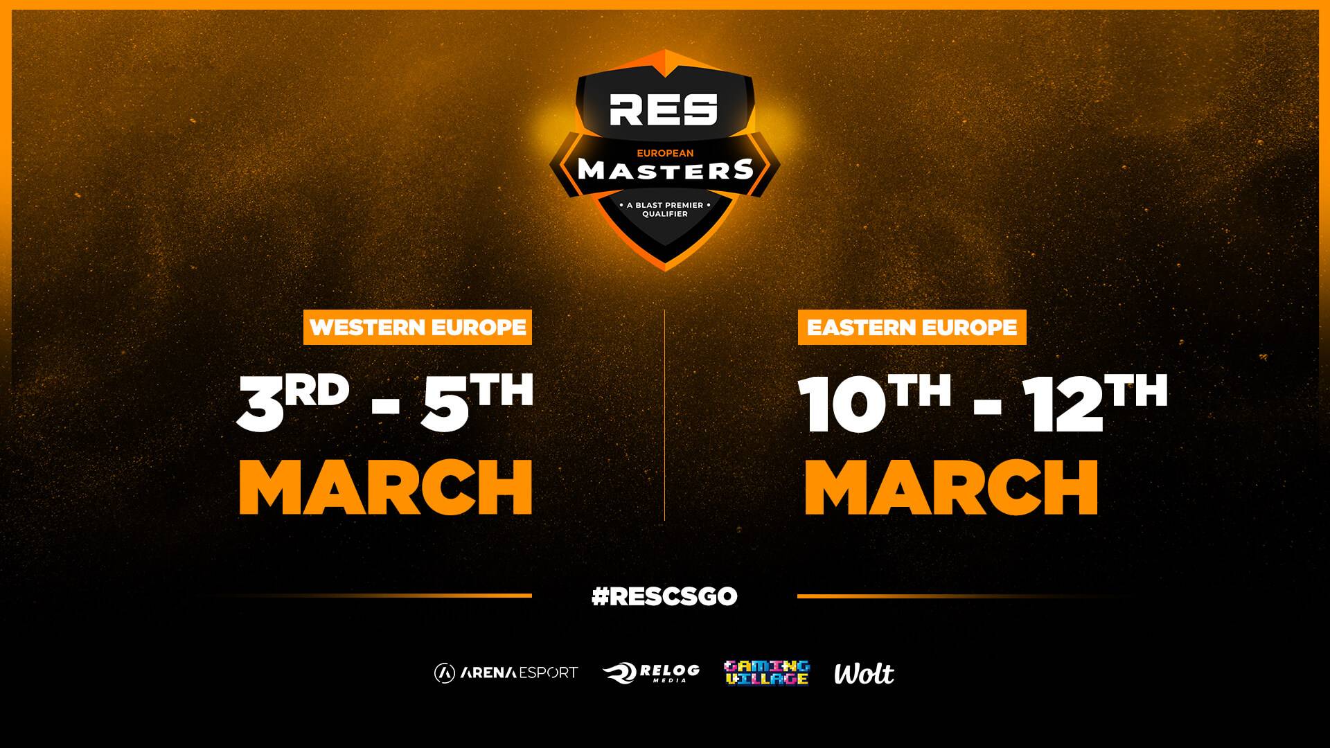 CSGO: RES European Masters Spring team lists are finalized