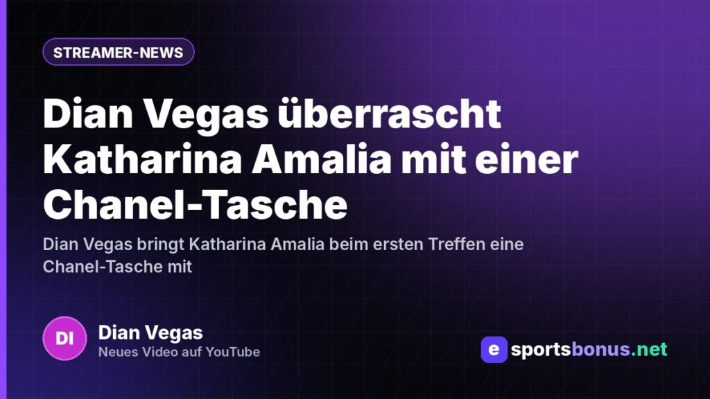 Dian Vegas überrascht Katharina Amalia mit einer Chanel-Tasche