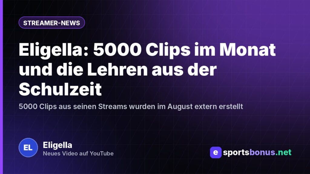 Eligella: 5000 Clips im Monat und die Lehren aus der Schulzeit