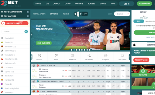 22bet website