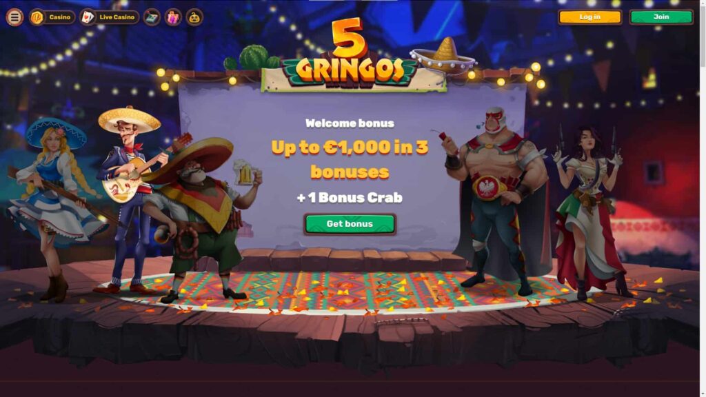 5Gringos website