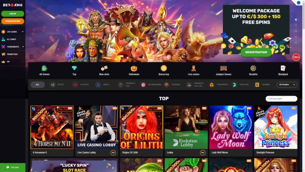 Betamo website