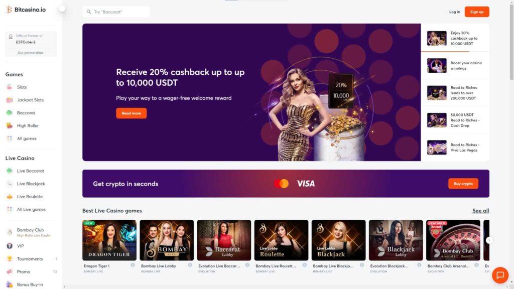 Bitcasino website