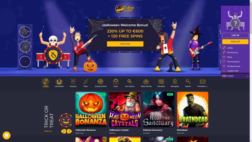 RollingSlots website