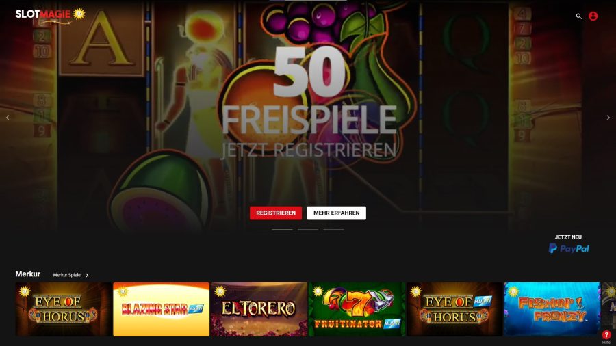 SlotMagie Webseite