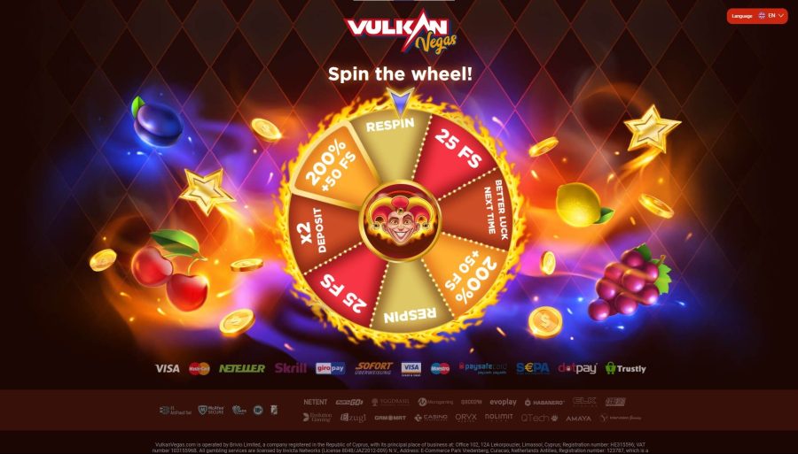 Vulkan Vegas website