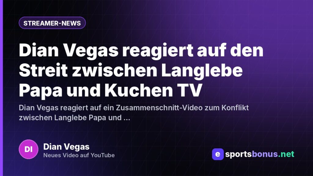 Dian Vegas reagiert auf den Streit zwischen Langlebe Papa und Kuchen TV