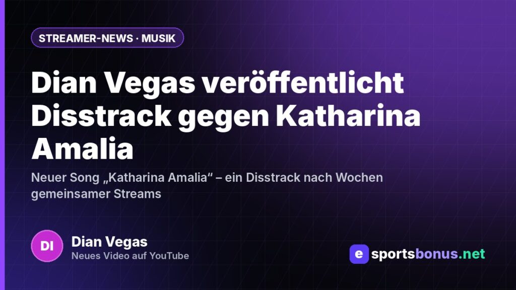 Dian Vegas veröffentlicht Disstrack gegen Katharina Amalia